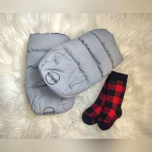 Kombi Stroller Mittens and Infant Winter Socks